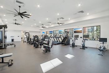 the gym at The Maddox Luxury Apartment Homes, Arizona